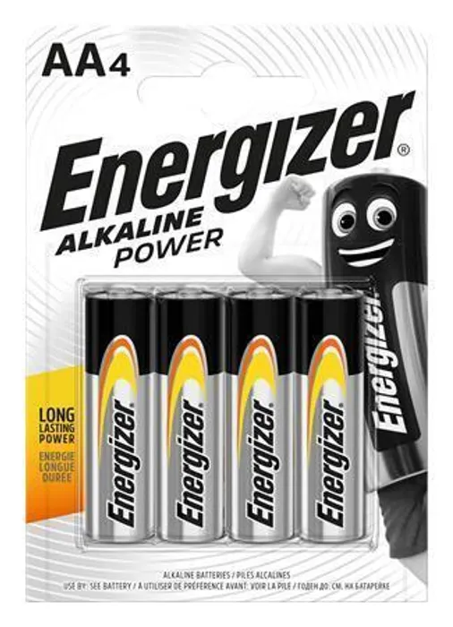 Termék főképe Batterie, AA (tužková), 4 ks, ENERGIZER "Alkaline Power"