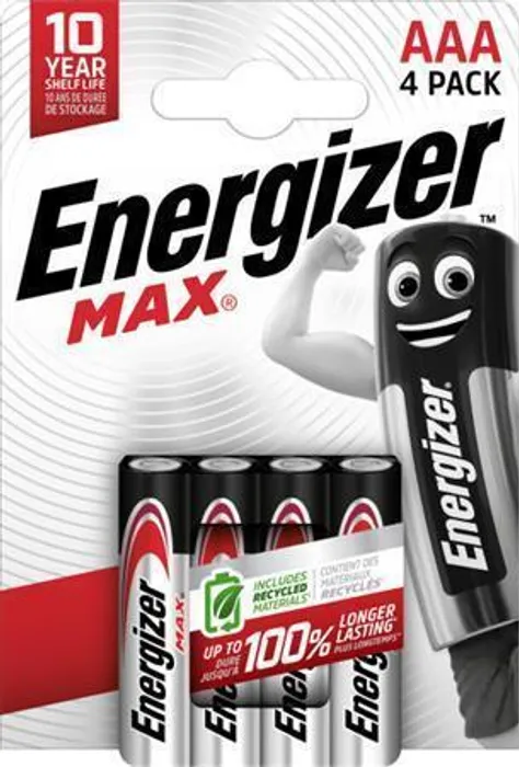 Termék főképe Batterie, AA (tužková), 4 ks, ENERGIZER "Max"