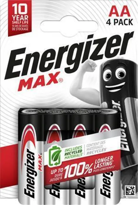 Termék főképe Batterie, AAA (mikrotužková), 4 ks, ENERGIZER "Max"