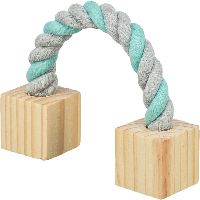 Termék főképe Bavlněný most s dřevěnými kostkami pro hlodavce 20 cm