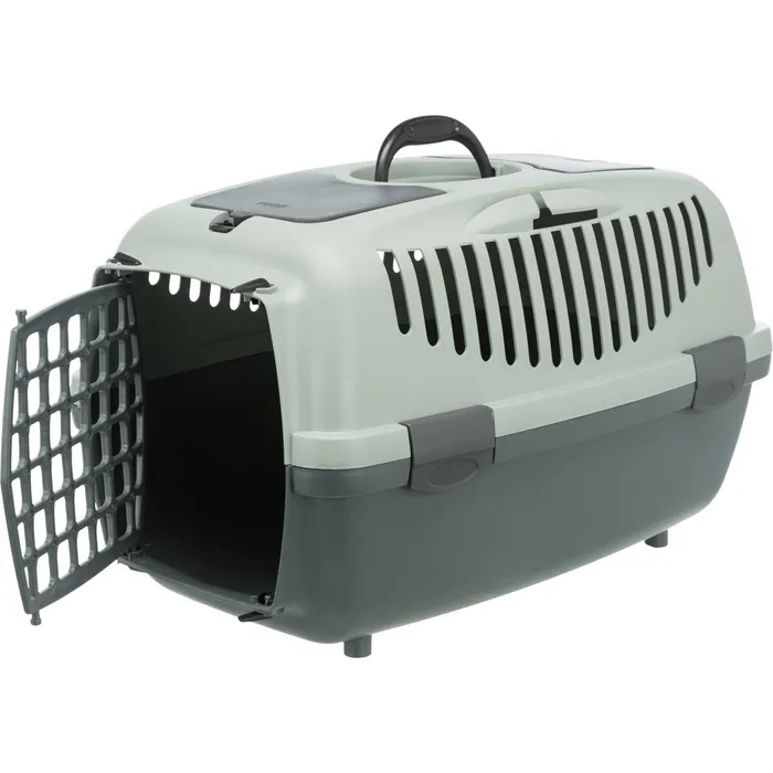 Termék főképe Be Eco Capri 2 transportní box, XS-S: 37 x 34 x 55 cm, antracit/ šedo-zelená (max. 8kg)