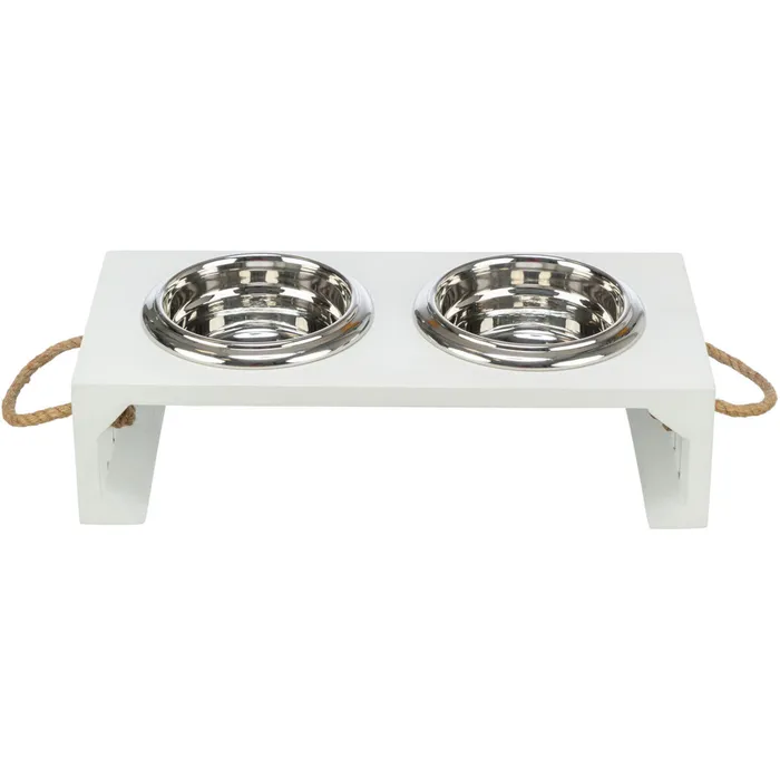 Termék főképe BE NORDIC bar s miskami, 2 × 0,4 l/o 14 cm/38 × 18 × 10 cm, MDF/nerez, bílá
