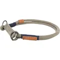 BE NORDIC kerek félig visszahúzható bőrgallér, szürke XS-S: 30 cm/ 5 mm