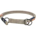 BE NORDIC kerek félig visszahúzható bőrgallér, szürke XS-S: 30 cm/ 5 mm