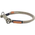 BE NORDIC kerek félig visszahúzható bőrgallér, szürke XS-S: 30 cm/ 5 mm