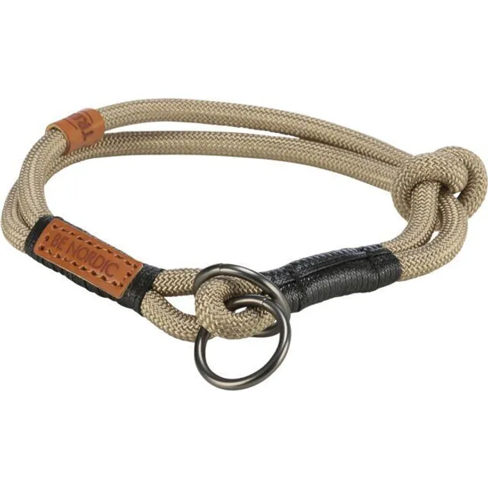 Termék főképe BE NORDIC polostahovací obojek, písková/černá XS-S: 30 cm/ o 6 mm