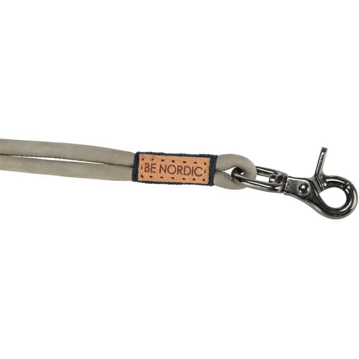 Termék főképe BE NORDIC prodlužovací kožené kulaté vodítko, XS-L: 2.00 m/ o 8mm, šedá