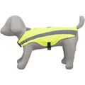 Biztonsági mellény, fényvisszaverő, neon sárga L-60cm, mell: 62-96cm