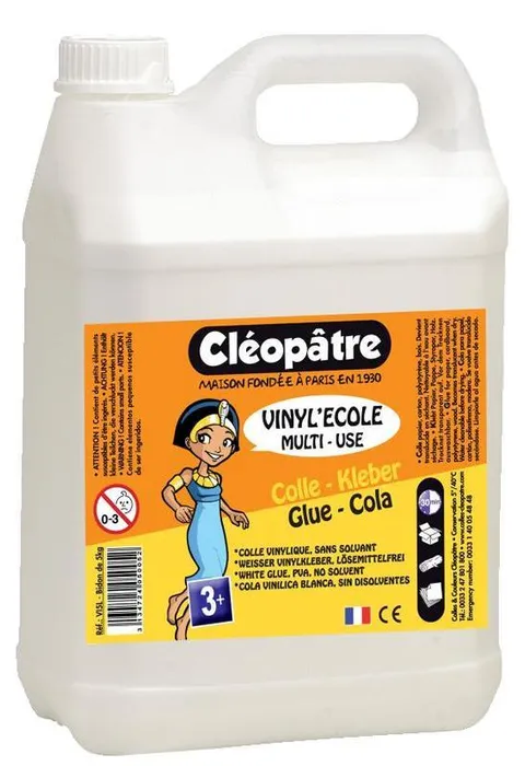 Termék főképe Bílé PVA lepidlo VINYL'ECOLE 5 kg, CLEOPATRE