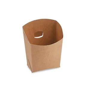 Zsírálló krumplis doboz (PAP) kraft `100g` [50 db]