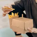Zsírálló krumplis doboz (PAP FSC Mix) kraft `150g` [50 db]