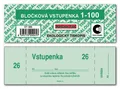 Következő termékkép Bločková vstupenka 1-100 ET300