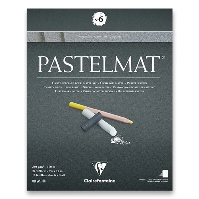 Termék főképe Blok Clairefontaine Pastelmat No.6 24 x 30 cm, 12 listů, 360 g