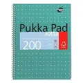 Betét "Metallic Jotta", A4+, négyzet, 100 lap, spirálkötés, PUKKA PAD