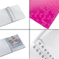 Leitz WOW A5 pad, PP, vonalas, rózsaszín