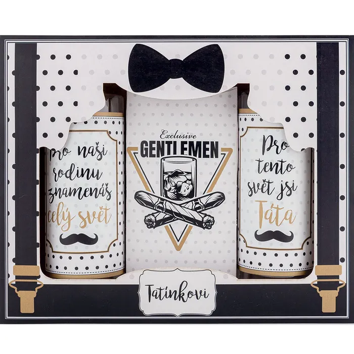 Termék főképe Bohemia Gifts Pro tatínka - Gentleman sprchový gel + šampon + sůl do koupele