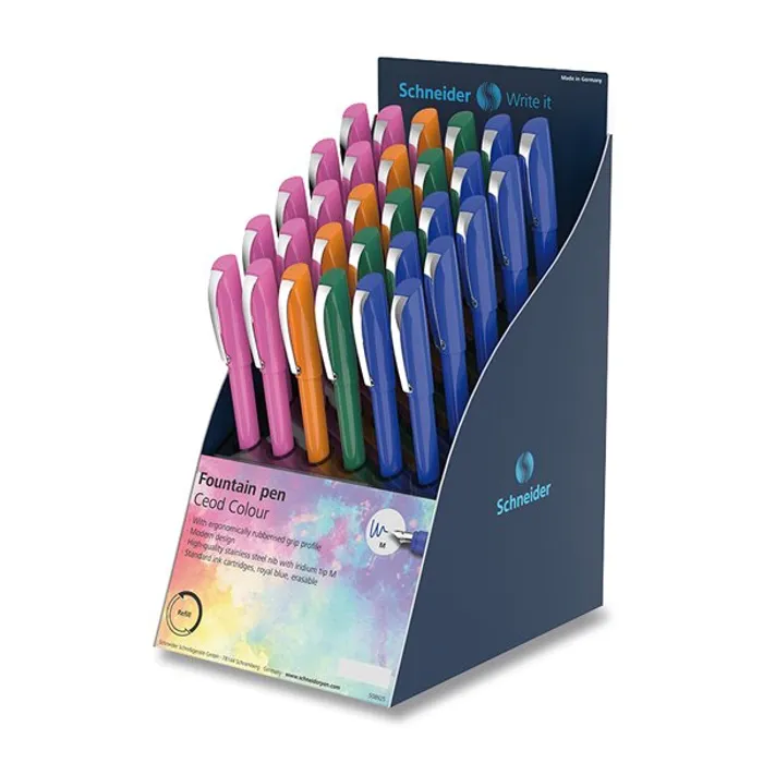 Termék főképe Bombičkové pero Schneider Ceod Colour stojánek, 30 ks