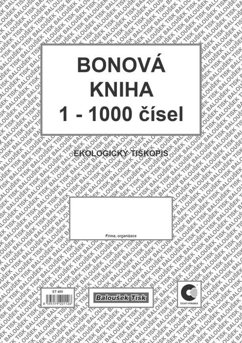 Termék főképe Bonová kniha A4 ET400