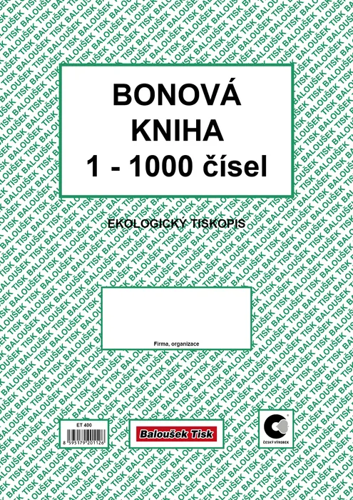 Termék főképe Bonová kniha A4 ET400
