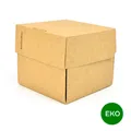 Hamburger doboz, eco, kraft, 120 x 118 x 105 mm [25 db]