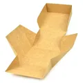 Következő termékkép Hamburger doboz, eco, kraft, 120 x 118 x 105 mm [25 db]