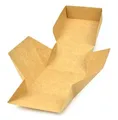 Hamburger doboz, eco, kraft, 120 x 118 x 105 mm [25 db]