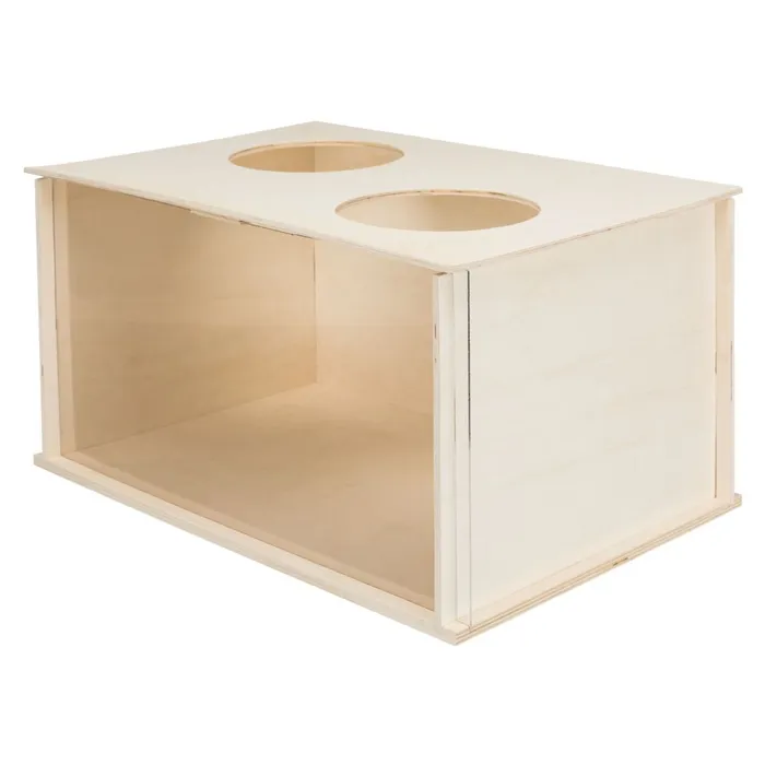 Termék főképe Box na norování pro králíky, 58 x 30 x 38 cm, dřevo/akryl