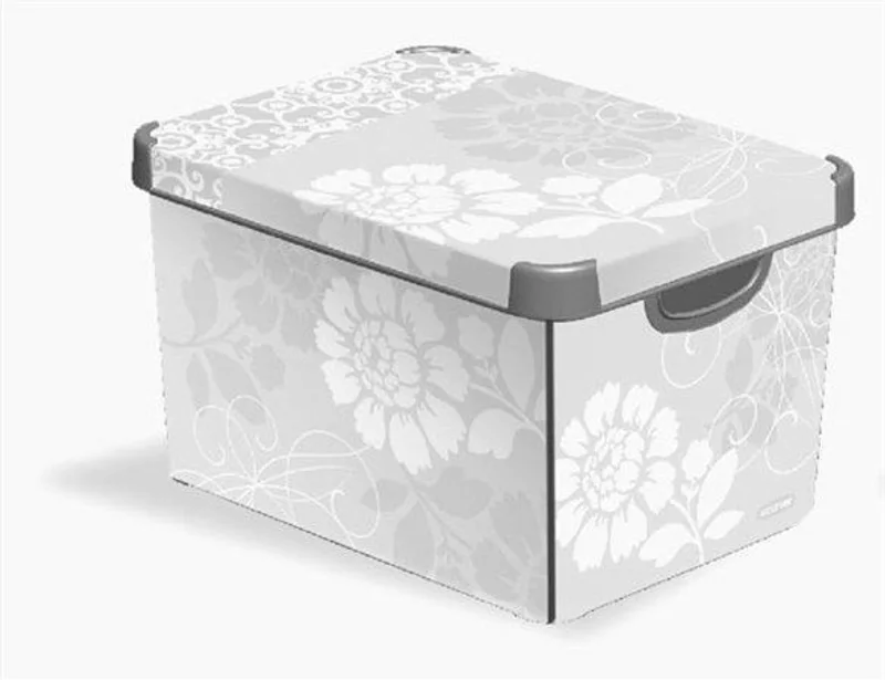 Termék főképe Box, plastový, 22 l, se vzorem "Romantik", CURVER