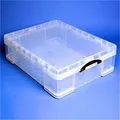Következő termékkép Box, plastový, s víkem, 70 l, průhledný, REALLY USEFUL