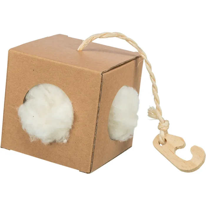 Termék főképe Box s hnízdícím materiálem, 9x9x9 cm/ 6g, karton/kapok