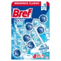 Bref Power Aktiv 4 Formula Ocean Breeze WC-blokk a higiénikus tisztaságért és frissességért 3 x 50 g