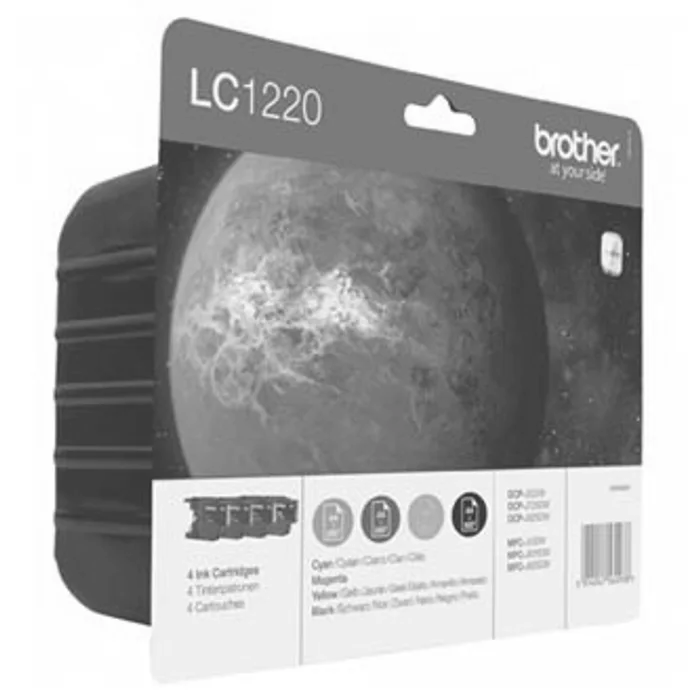 Termék főképe Brother originální ink LC-1220VALBP, CMYK, 4x300str., Brother DCP-J925 DW