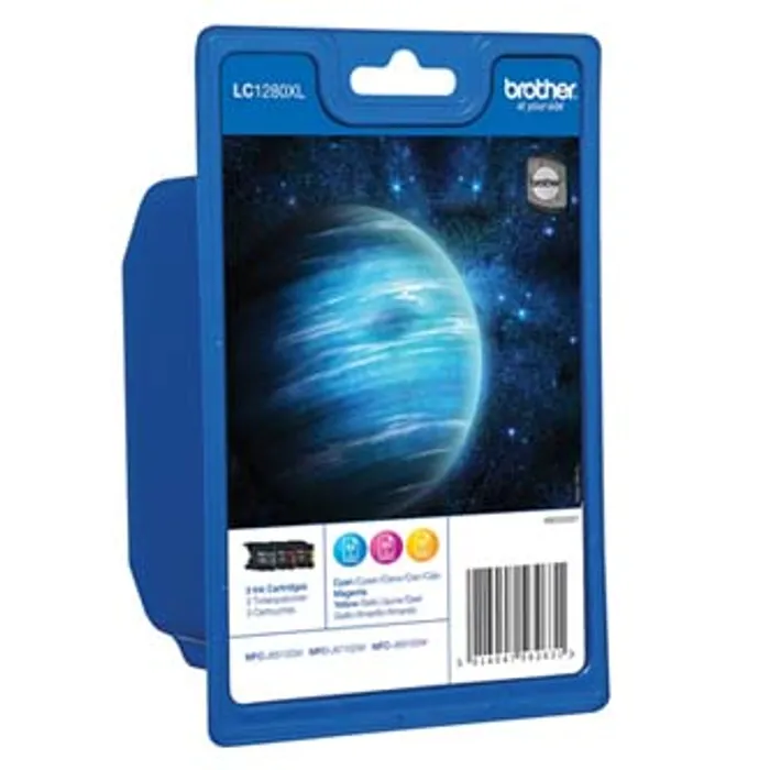 Termék főképe Brother originální ink LC-1280XLRBWBP, CMY, 3x1200str., high capacity, Brother MFC-J6910D