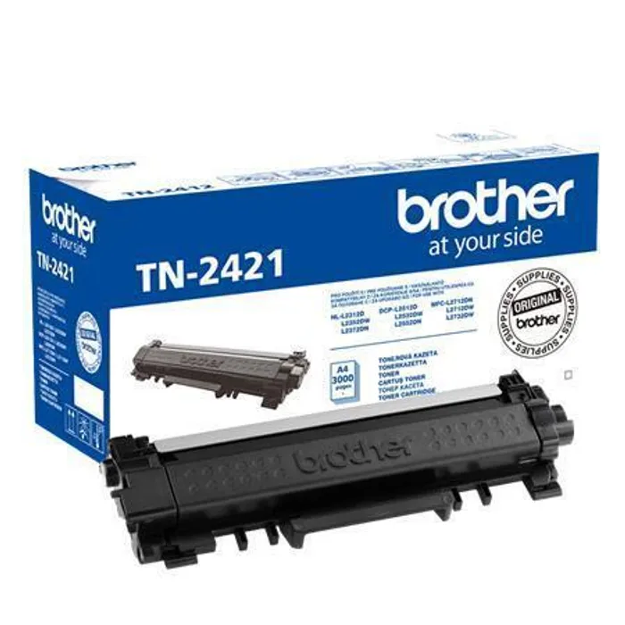 Termék főképe Brother originální toner TN2421, black, 3000str., Brother DCP-L2532DW, DCP-L2552DN, HL-L2