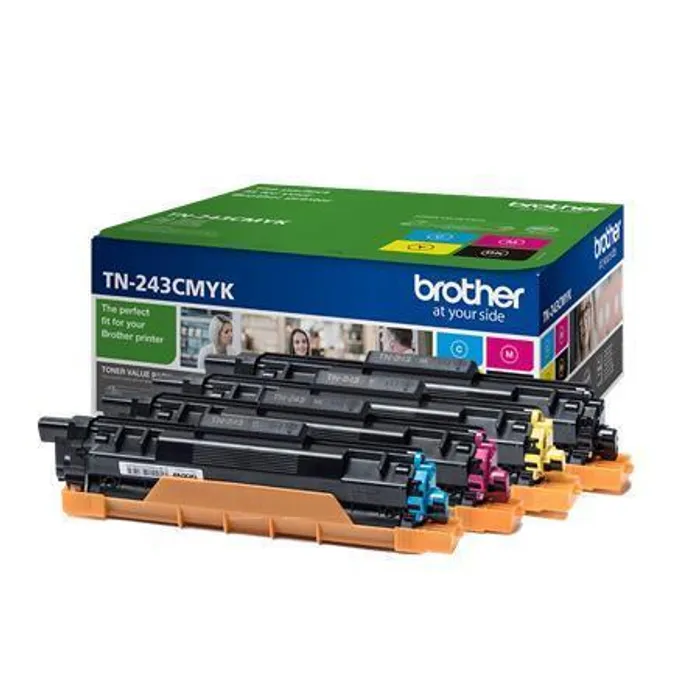 Termék főképe Brother originální toner TN243CMYK, CMYK, 1000str., Brother DCP-L3500, MFC-L3730, MFC-L37