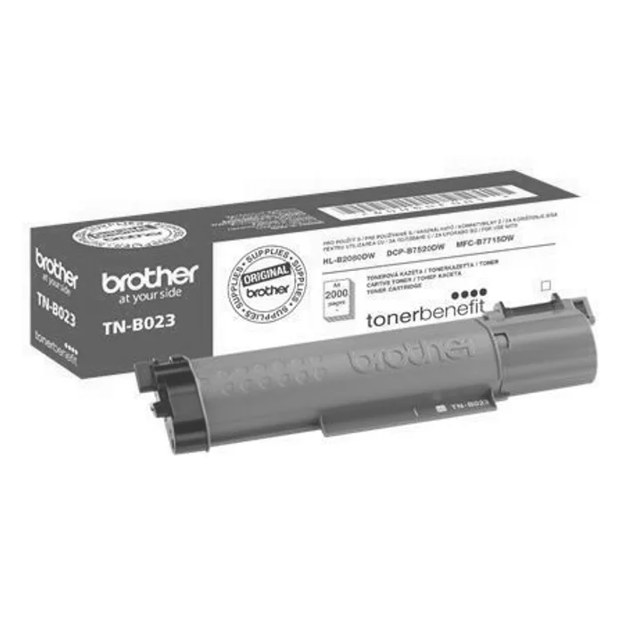 Termék főképe Brother originální toner TNB023, black, 2000str., Brother DCP-B7520DW, HL-B2080DW, MFC-B7
