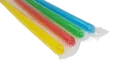 BUBBLE TEA műanyag szívószálak 12x210mm mix [100 db] (újrafelhasználható)