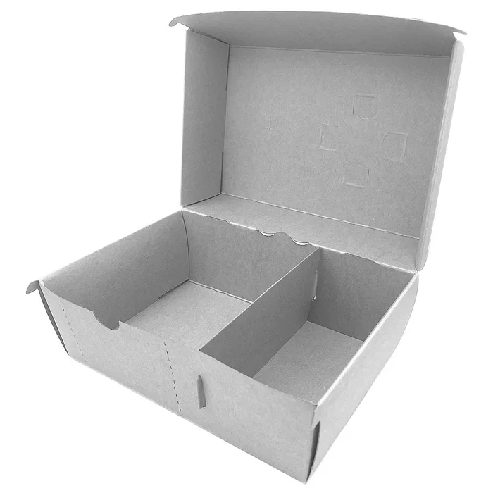 Termék főképe Burger box s přepážkou KRAFT 19 x 14 x 10 cm [50 ks]