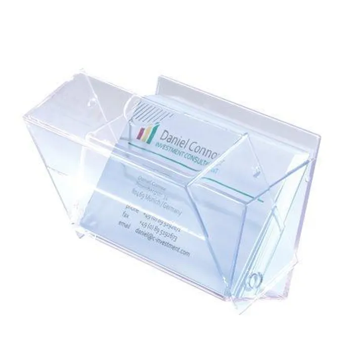 Termék főképe Business card box, plastic, SIGEL, clear