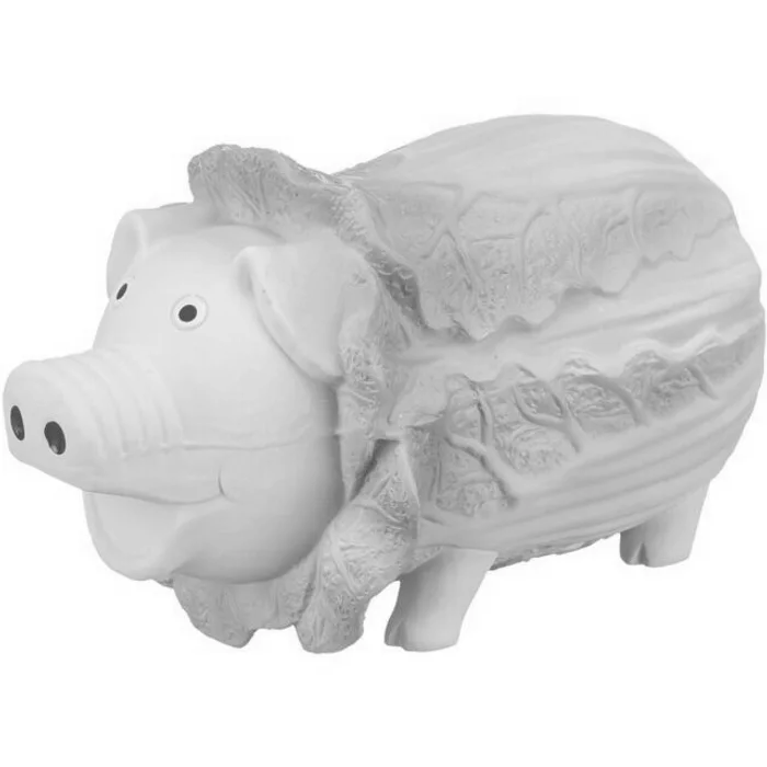 Termék főképe Cabbage Pig - prasátko v zelí, 23 cm, latexová hračka se zvukem, světlezelená