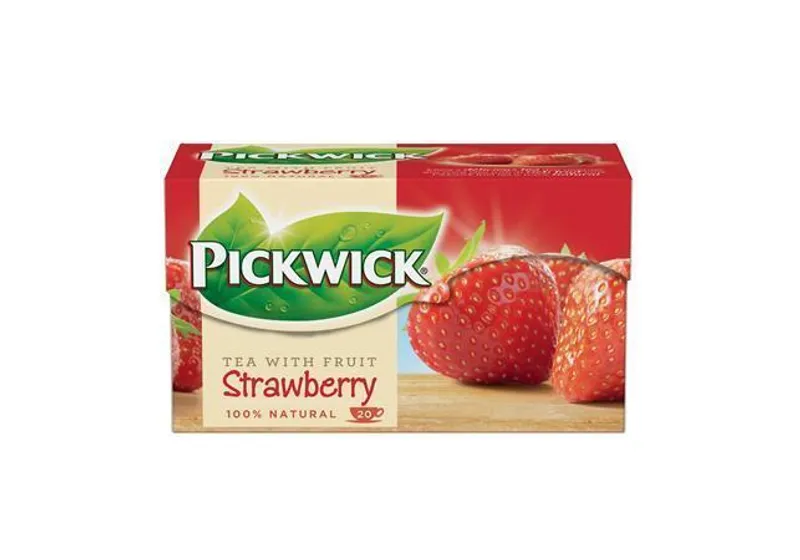 Termék főképe Čaj, černý, 20x1,5 g, PICKWICK, jahoda