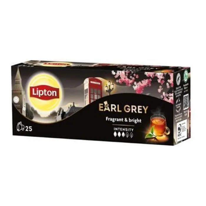 Termék főképe Čaj, černý, 25x2 g, LIPTON "Earl Gray"