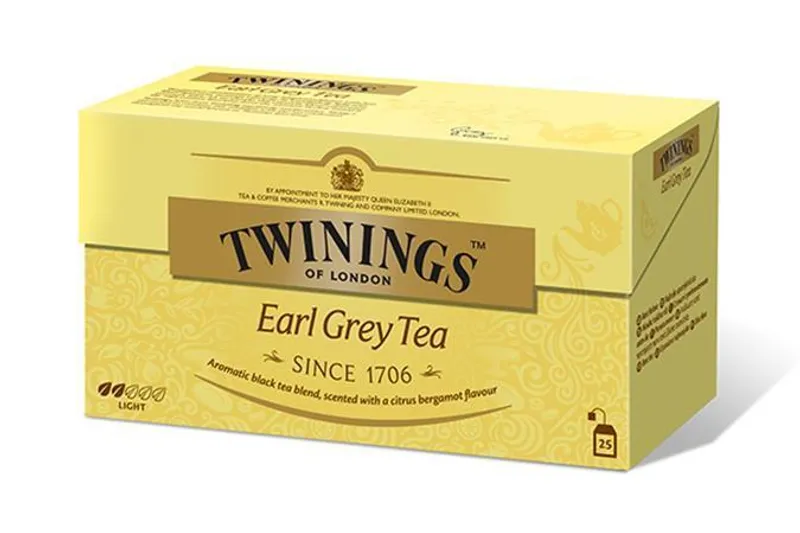 Termék főképe Čaj, černý, 25x2 g, TWININGS "Earl grey"