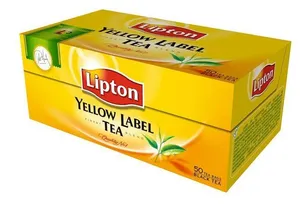 Tea, fekete, 50x2 g, LIPTON Yellow label