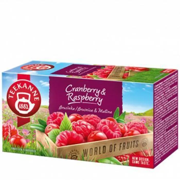 Termék főképe Čaj, ovocný, 20x2,5 g, TEEKANNE "Red berries" brusinka-malina