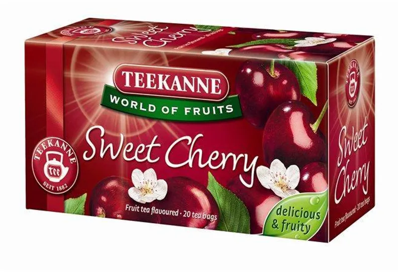 Termék főképe Čaj, ovocný, 20x2,5 g, TEEKANNE "Sweet cherry"