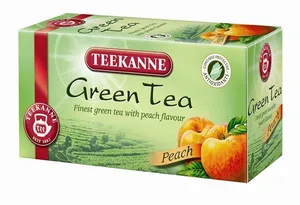 Zöld tea, 20x1,75 g, TEEKANNE, barack