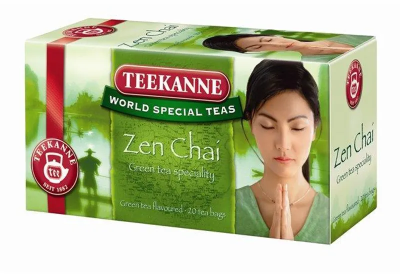 Termék főképe Čaj, zelený, 20x1,75 g, TEEKANNE "Zen chai"
