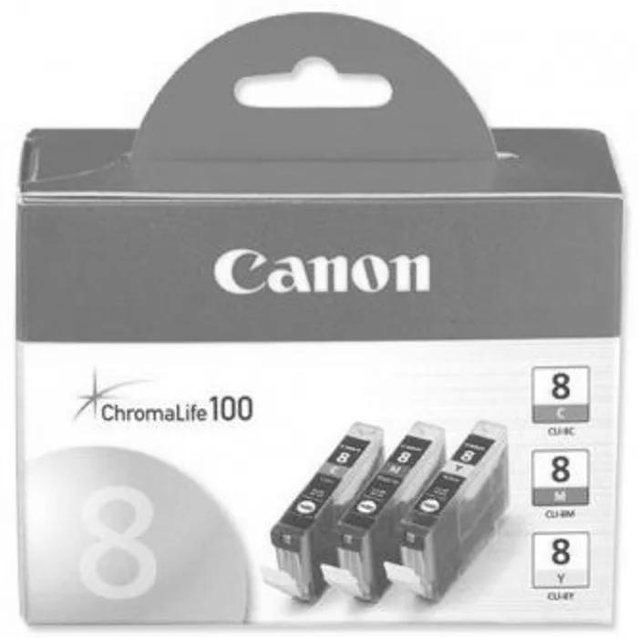 Termék főképe Canon originální ink CLI8CMY, cyan/magenta/yellow, 0621B029, 0621B026, Canon iP4200, iP52