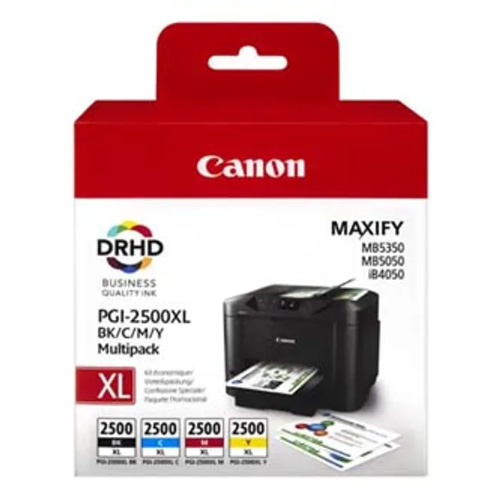 Termék főképe Canon originální ink PGI-2500XL Bk/C/M/Y multipack, black/color, 9254B004, Canon MAXIFY i